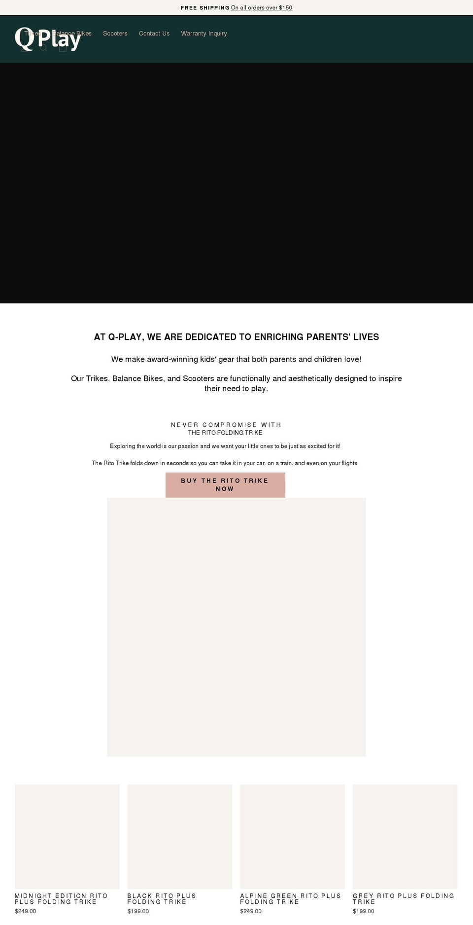 ritotrike.com — Shopify storefront screenshot