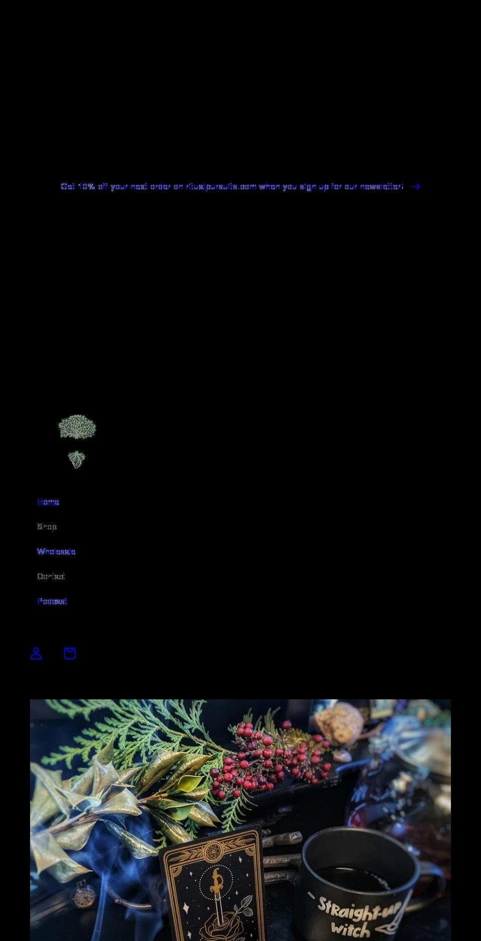 ritualpursuits.com shopify website screenshot