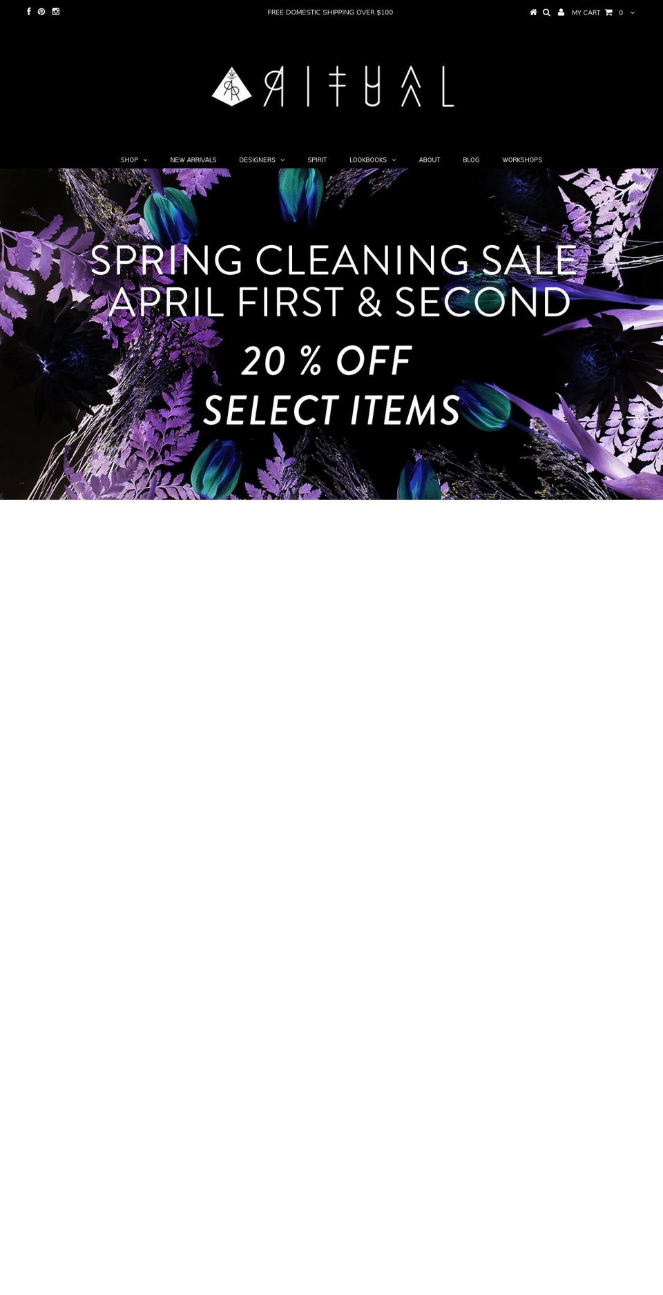 ritualritual.com shopify website screenshot