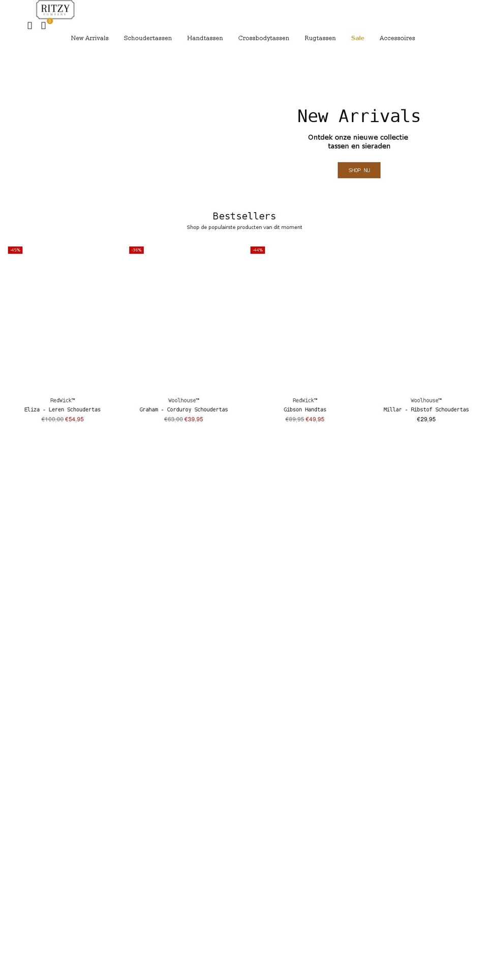 ritzy-company.com shopify website screenshot