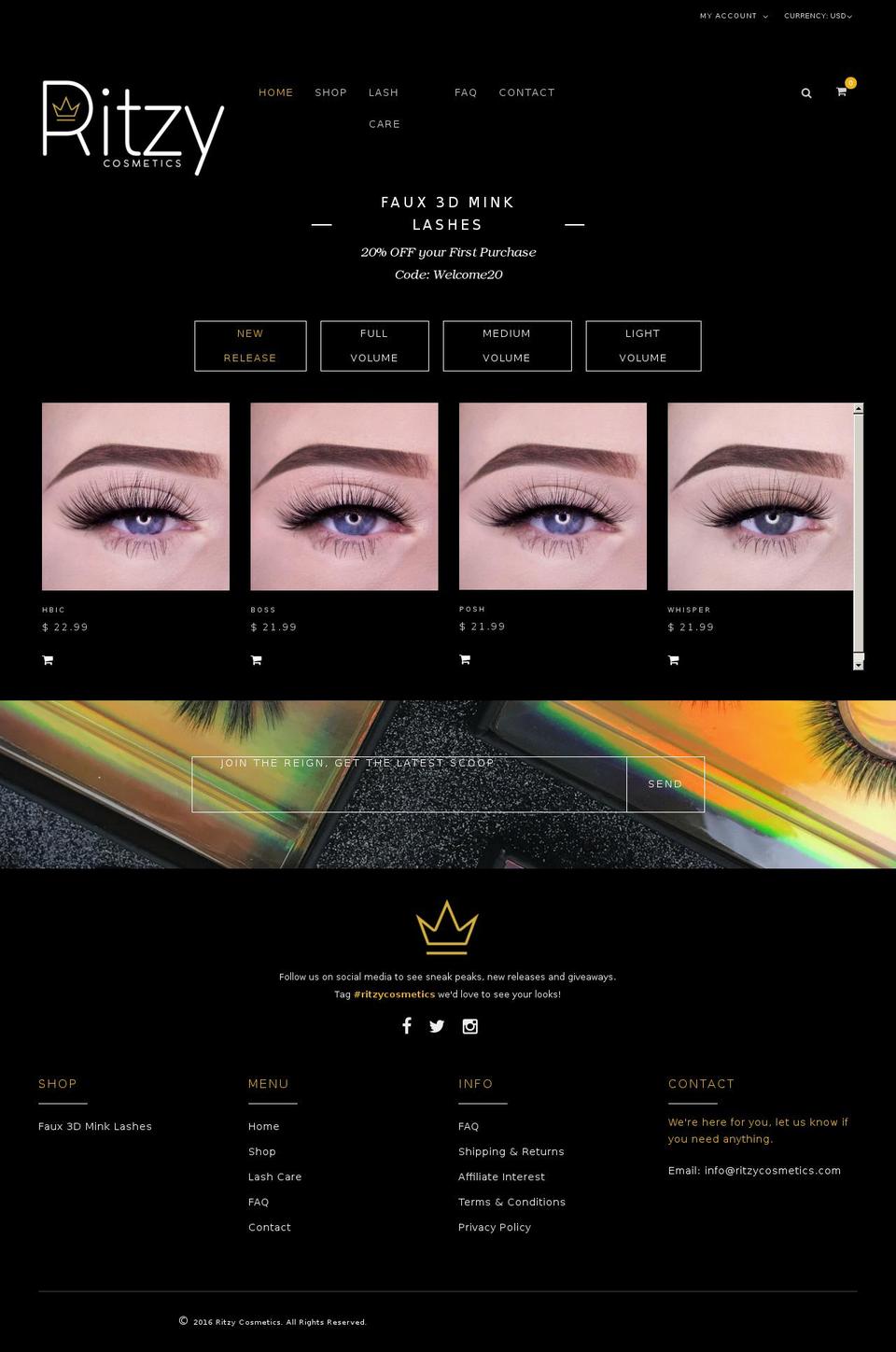 bazien-layout-1 Shopify theme site example ritzycosmetics.com