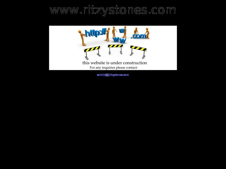 ritzystones.com — Shopify storefront screenshot