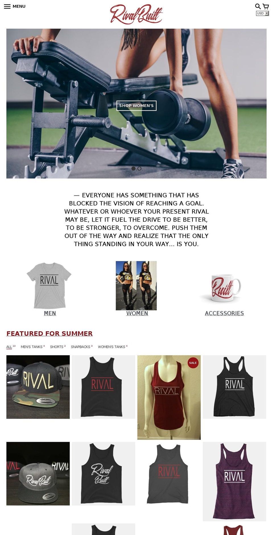 rivalbuilt.com — Shopify storefront screenshot