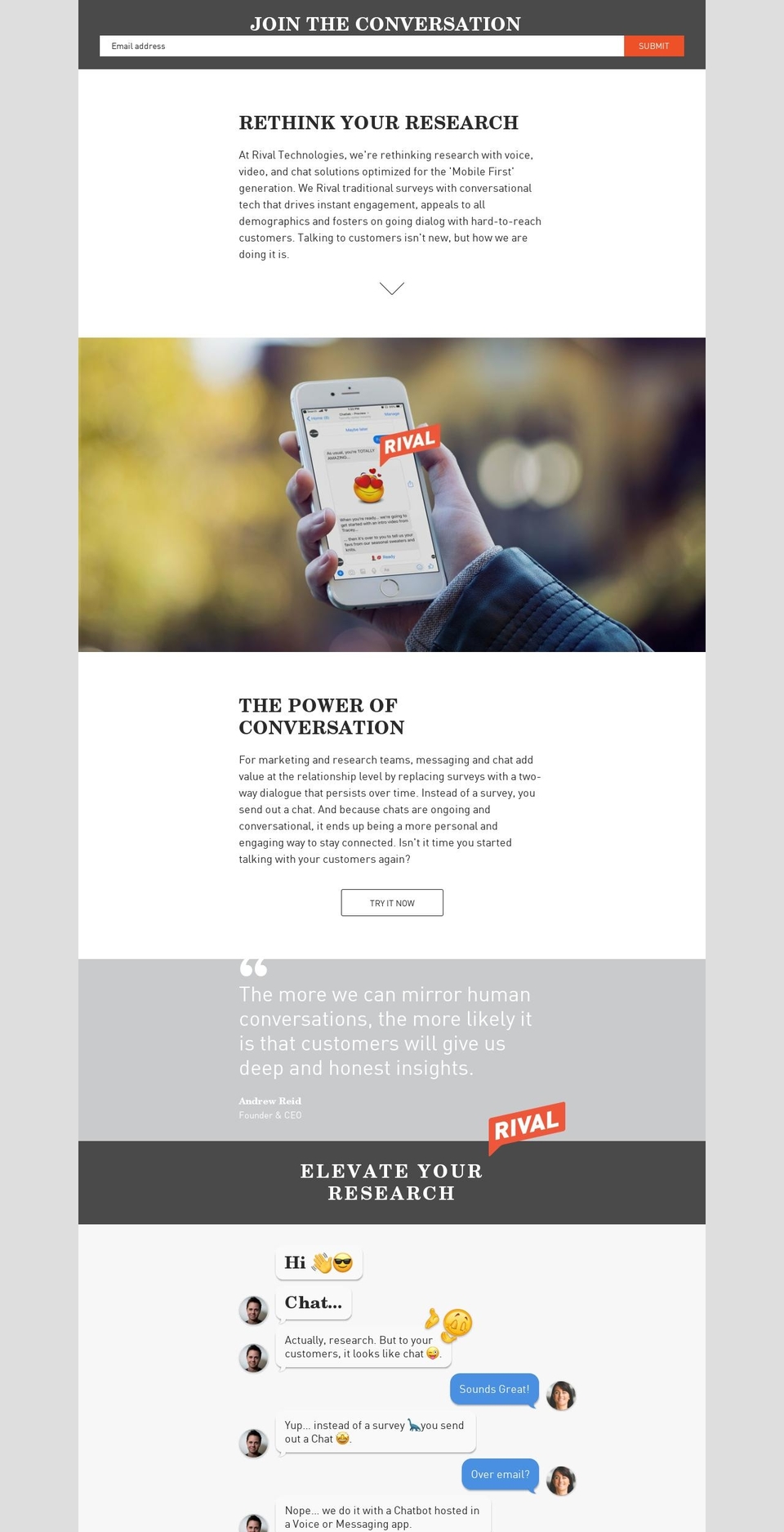 rivaltech.com — Shopify storefront screenshot