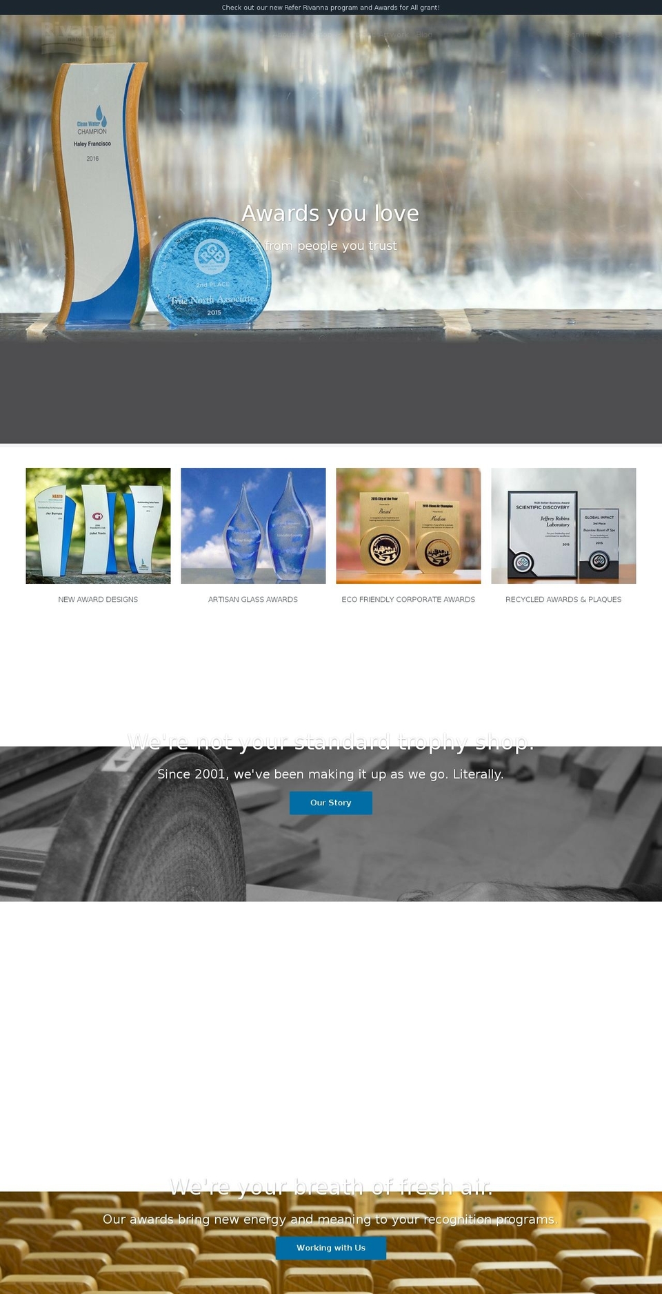 rivannastore.com — Shopify storefront screenshot