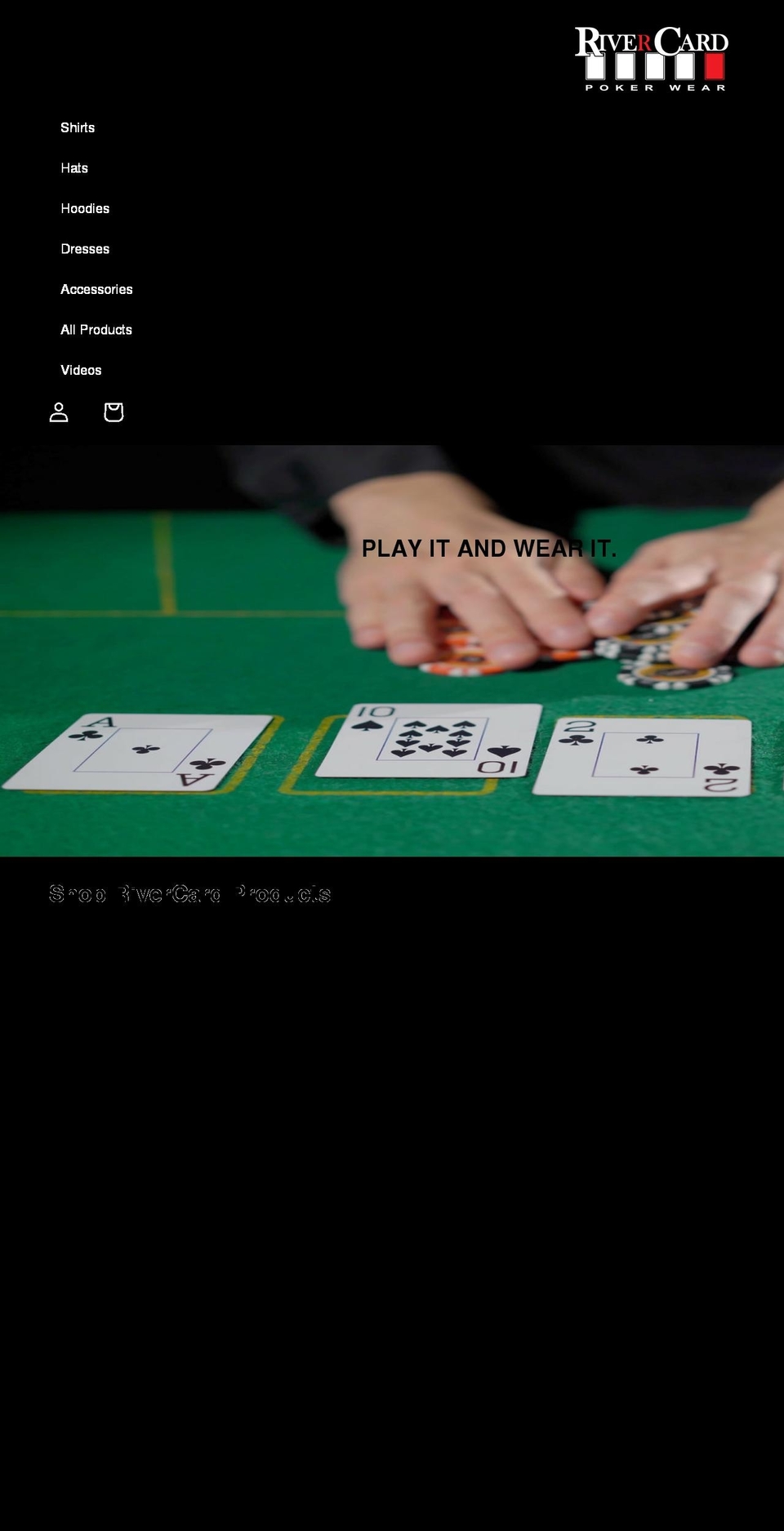 river-card.com shopify website screenshot