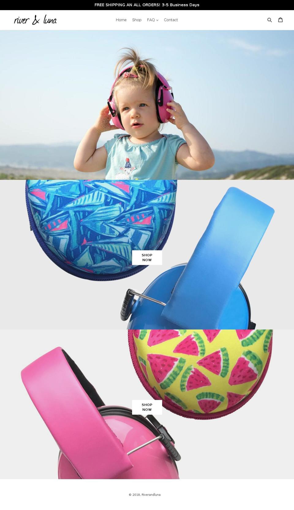 riverandluna.com — Shopify storefront screenshot