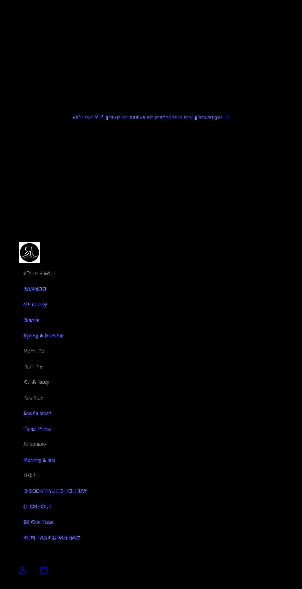 riverbabethreads.myshopify.com shopify website screenshot