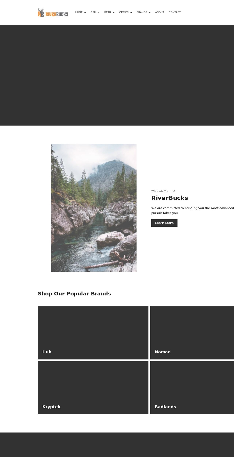 riverbucks.com — Shopify storefront screenshot