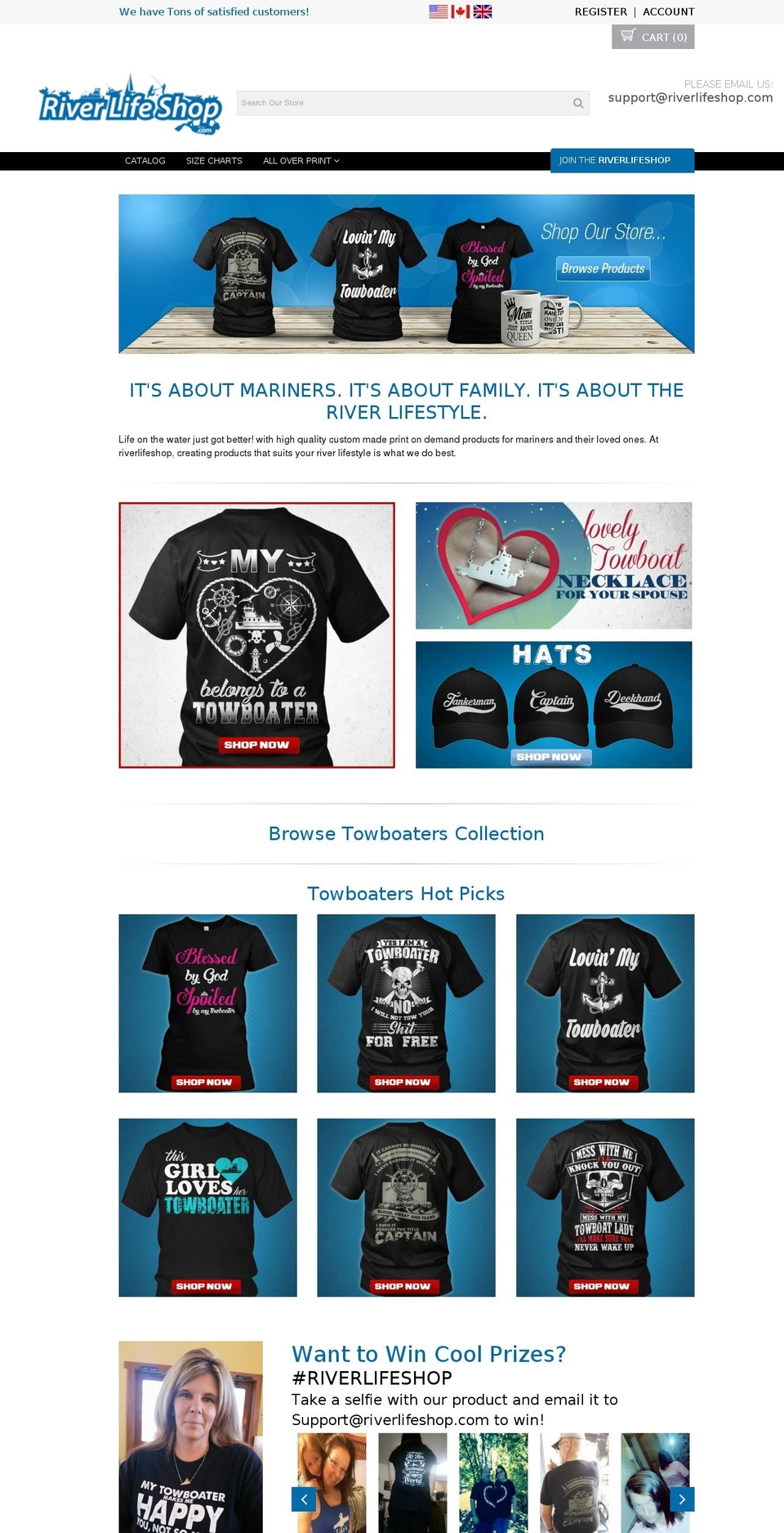riverlifeshop.com shopify website screenshot