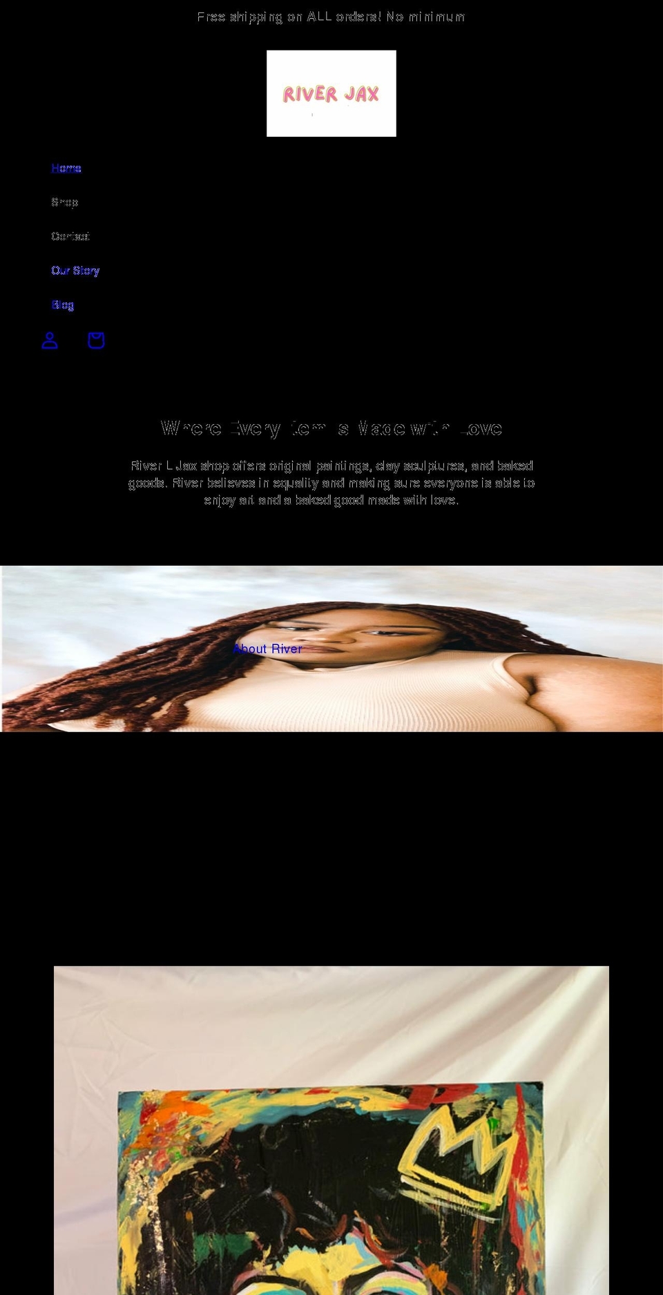 riverljax.com shopify website screenshot