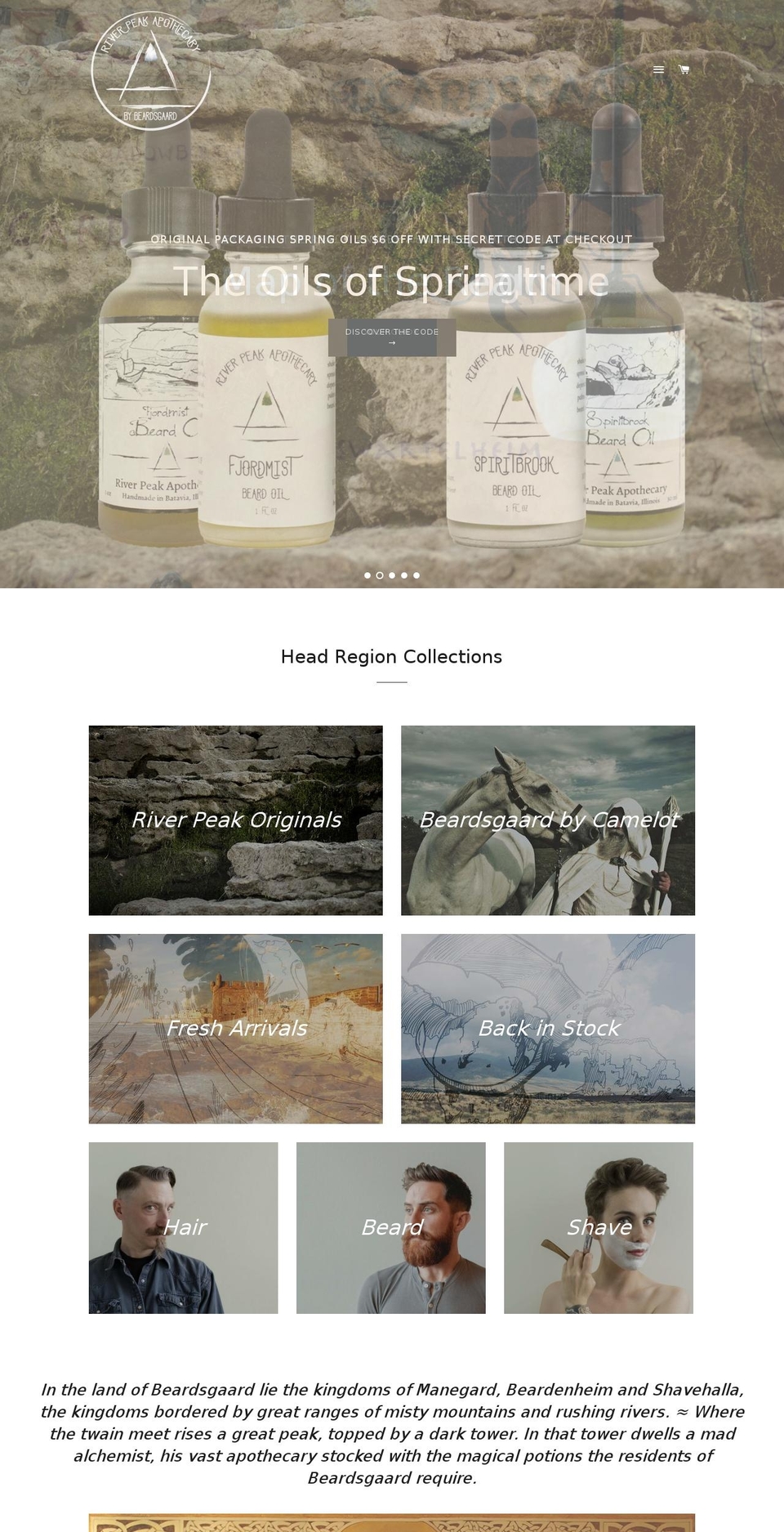 Mr Parker Shopify theme site example riverpeakapothecary.com