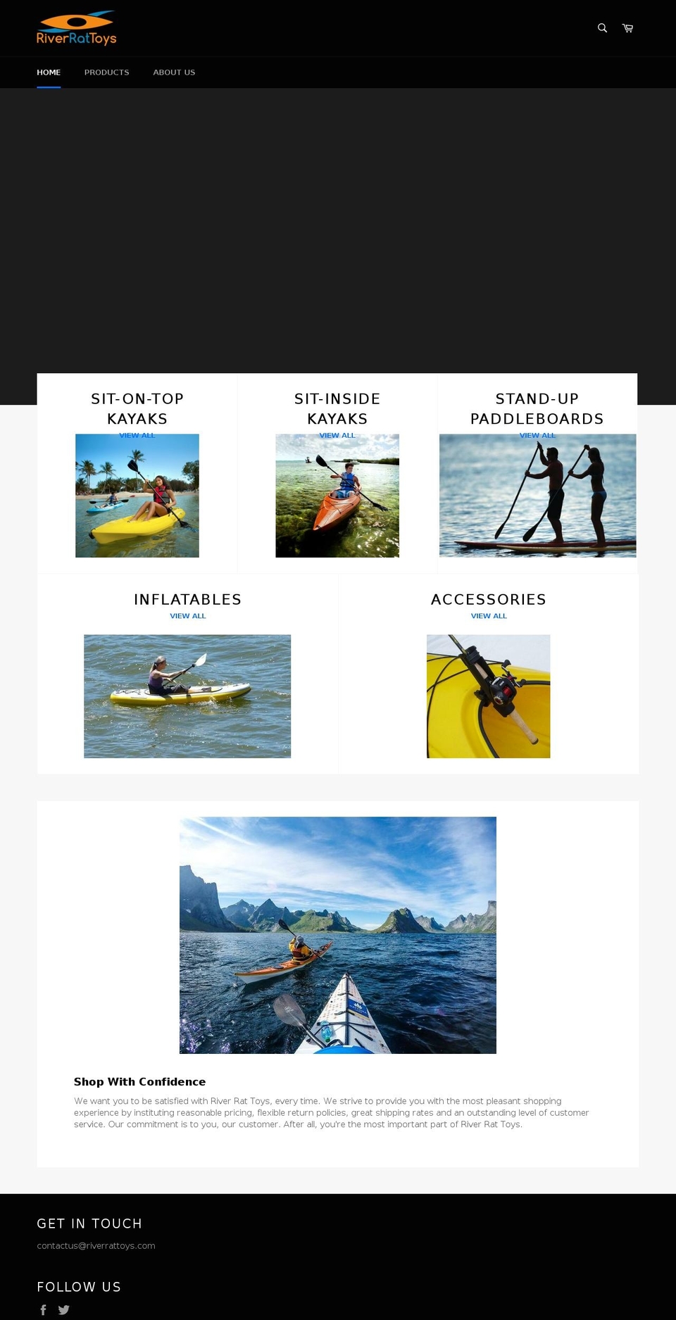 riverrattoys.com — Shopify storefront screenshot
