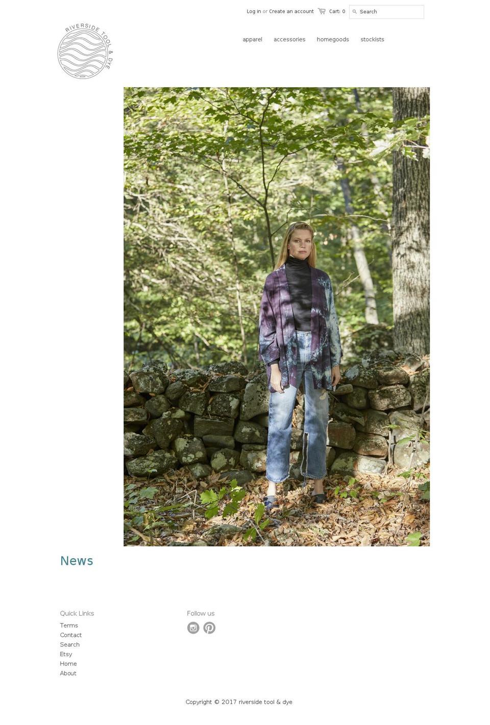 riversidetoolanddye.com shopify website screenshot