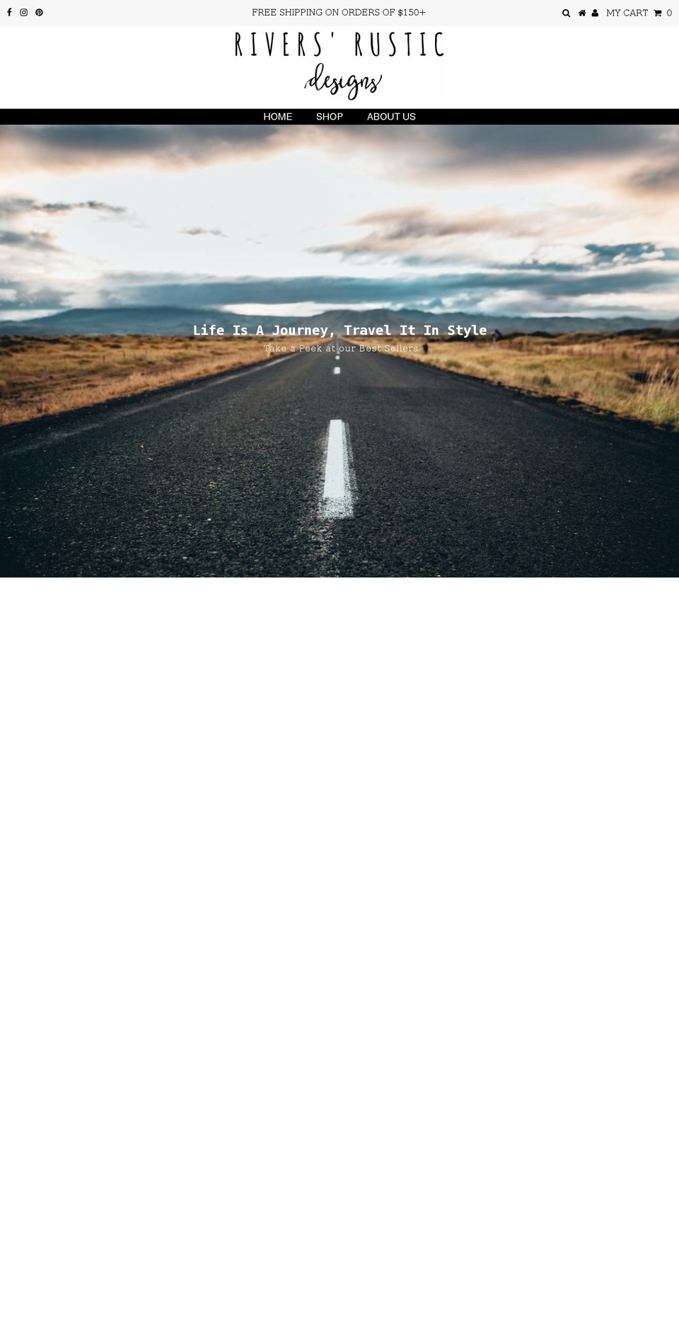 riversrusticdesigns.com shopify website screenshot
