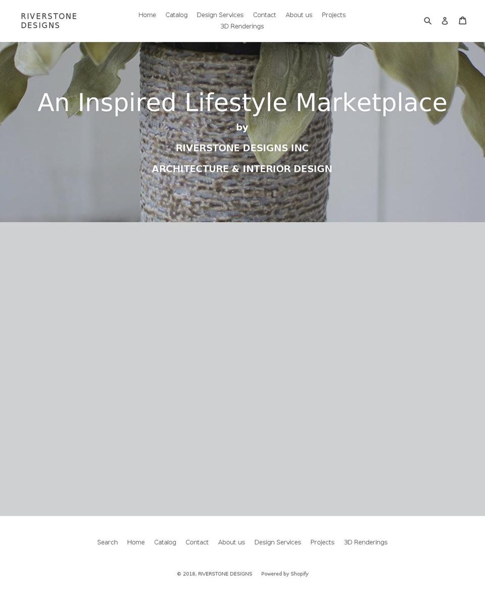 riverstonedesignsinc.com — Shopify storefront screenshot
