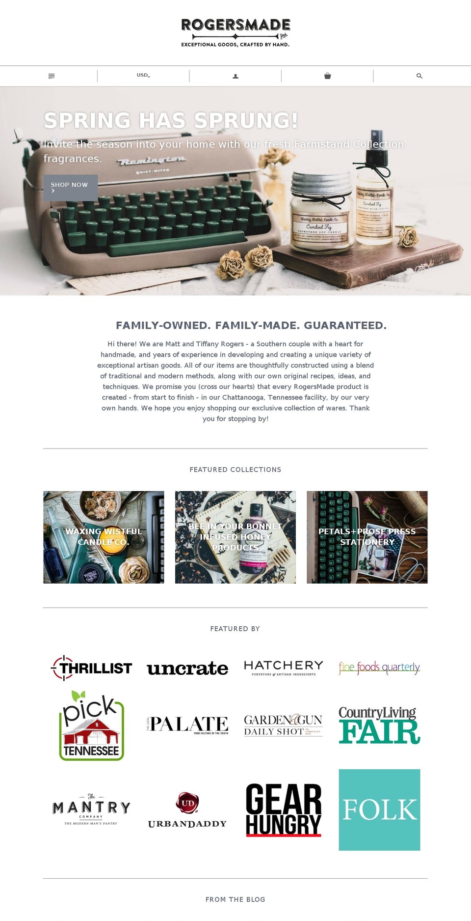 riverstreetmakery.com shopify website screenshot