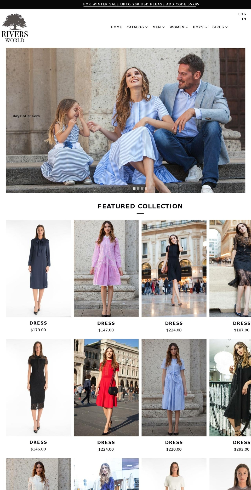 riversworld.net shopify website screenshot