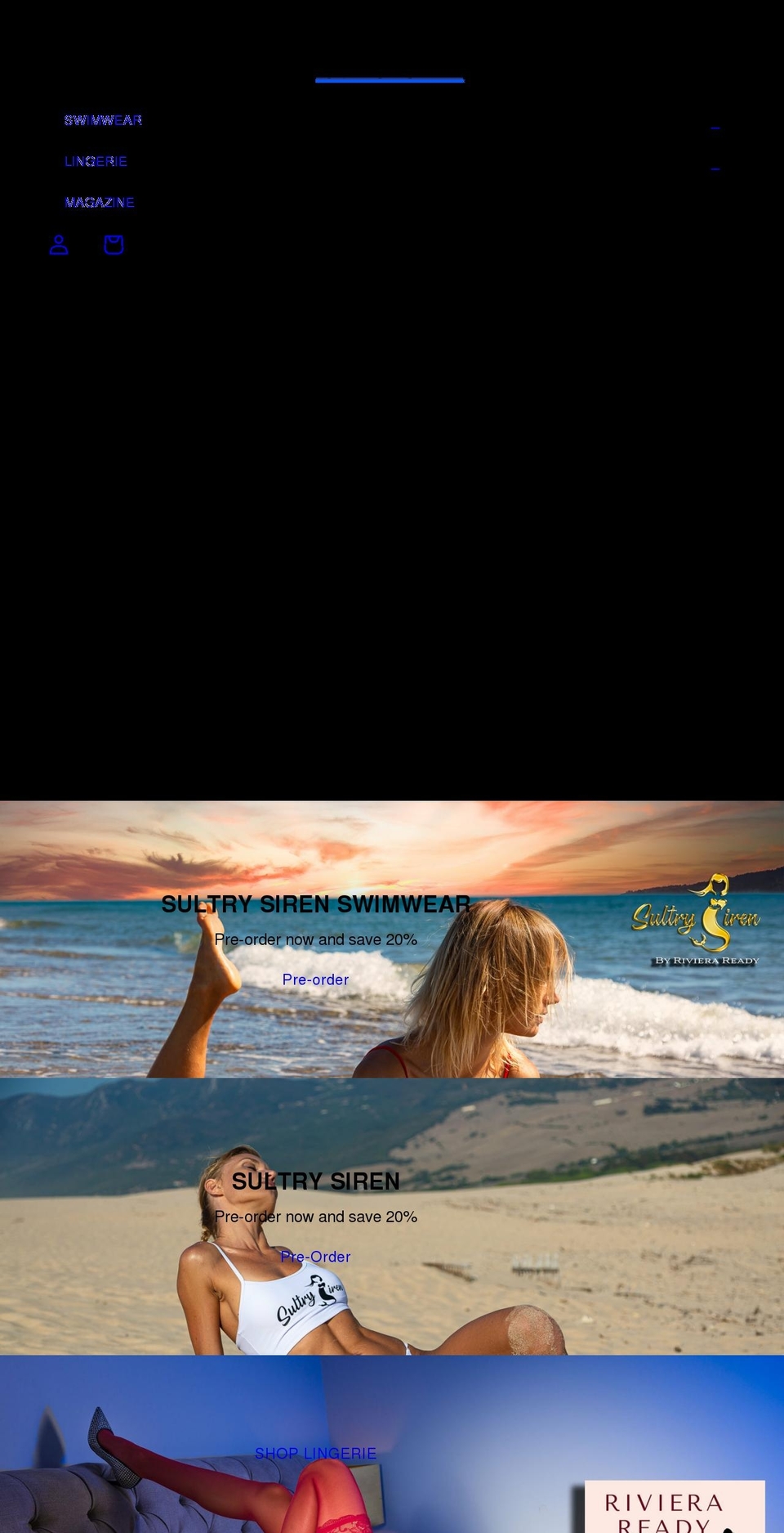 rivieraready.com shopify website screenshot