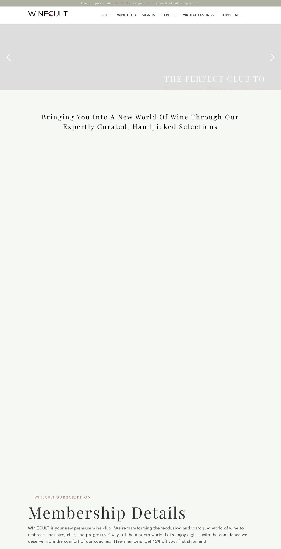 rivierawinegroupshop.com — Shopify storefront screenshot