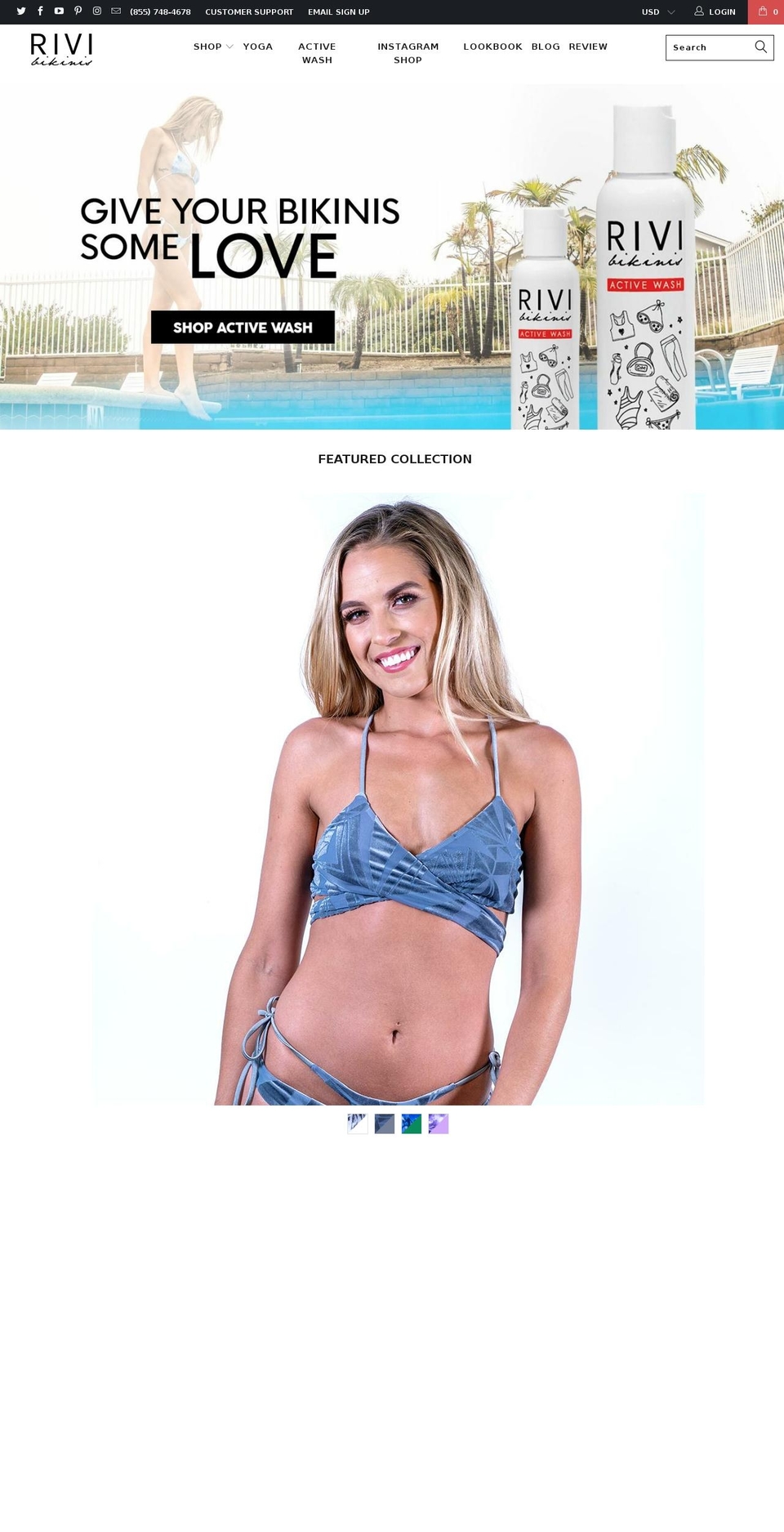 Rivitheme  3.0-March-20-2018 Shopify theme site example riviyoga.com