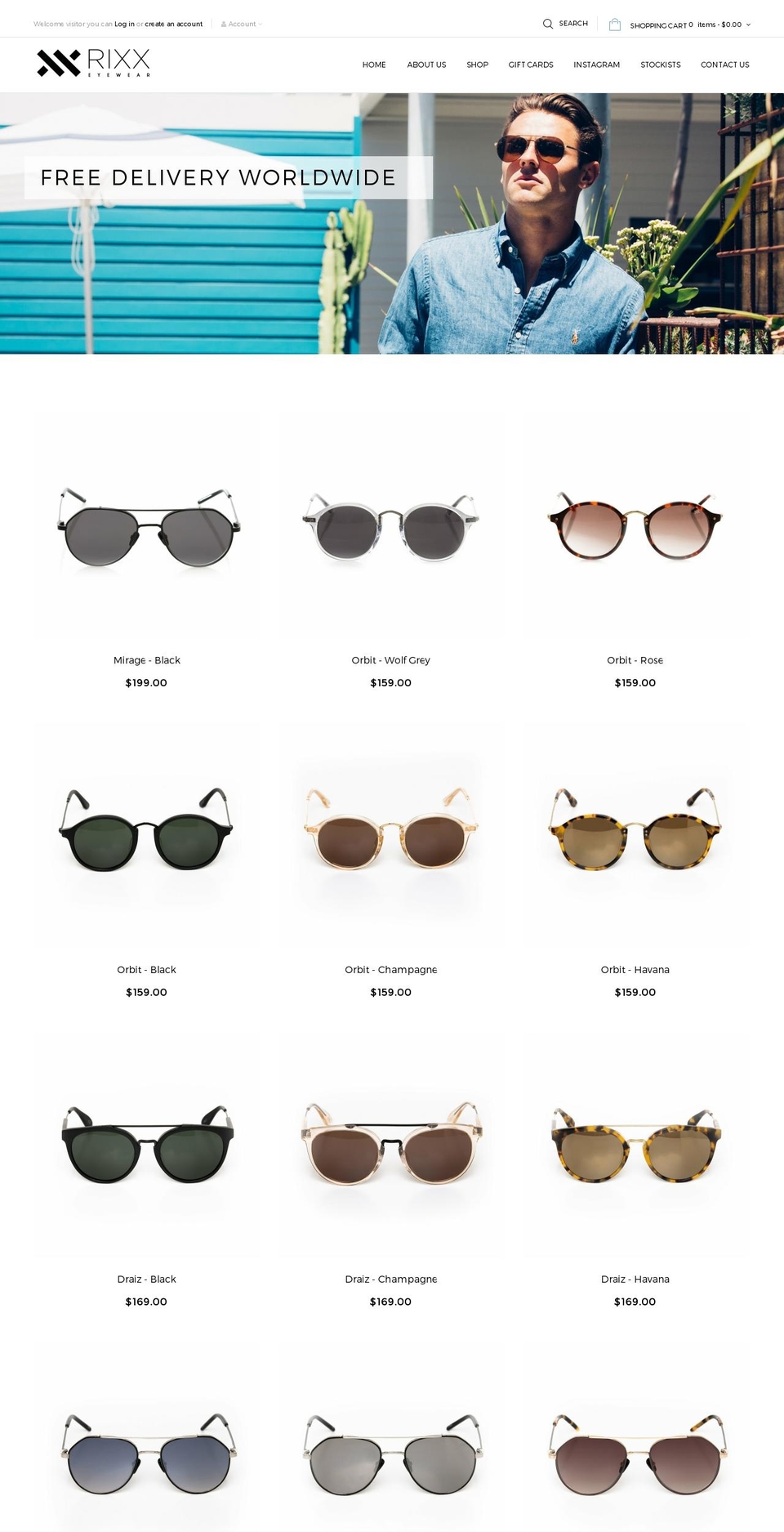 ap-gentshop-store Shopify theme site example rixxeyewear.com