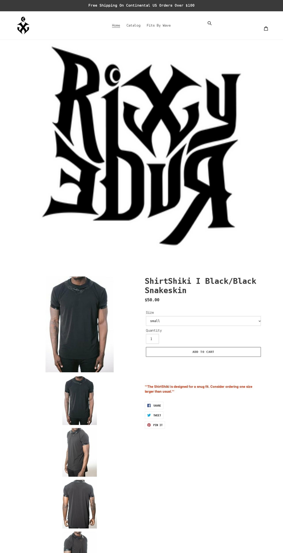 rixyrudeco.com shopify website screenshot
