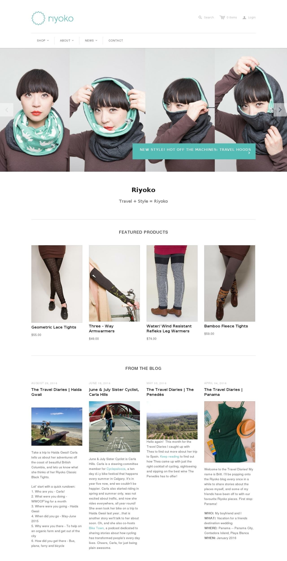 riyoko.ca shopify website screenshot