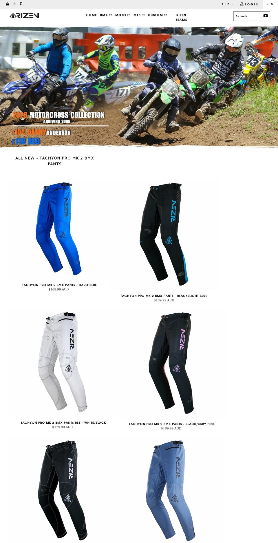 rizenunlimited.com shopify website screenshot