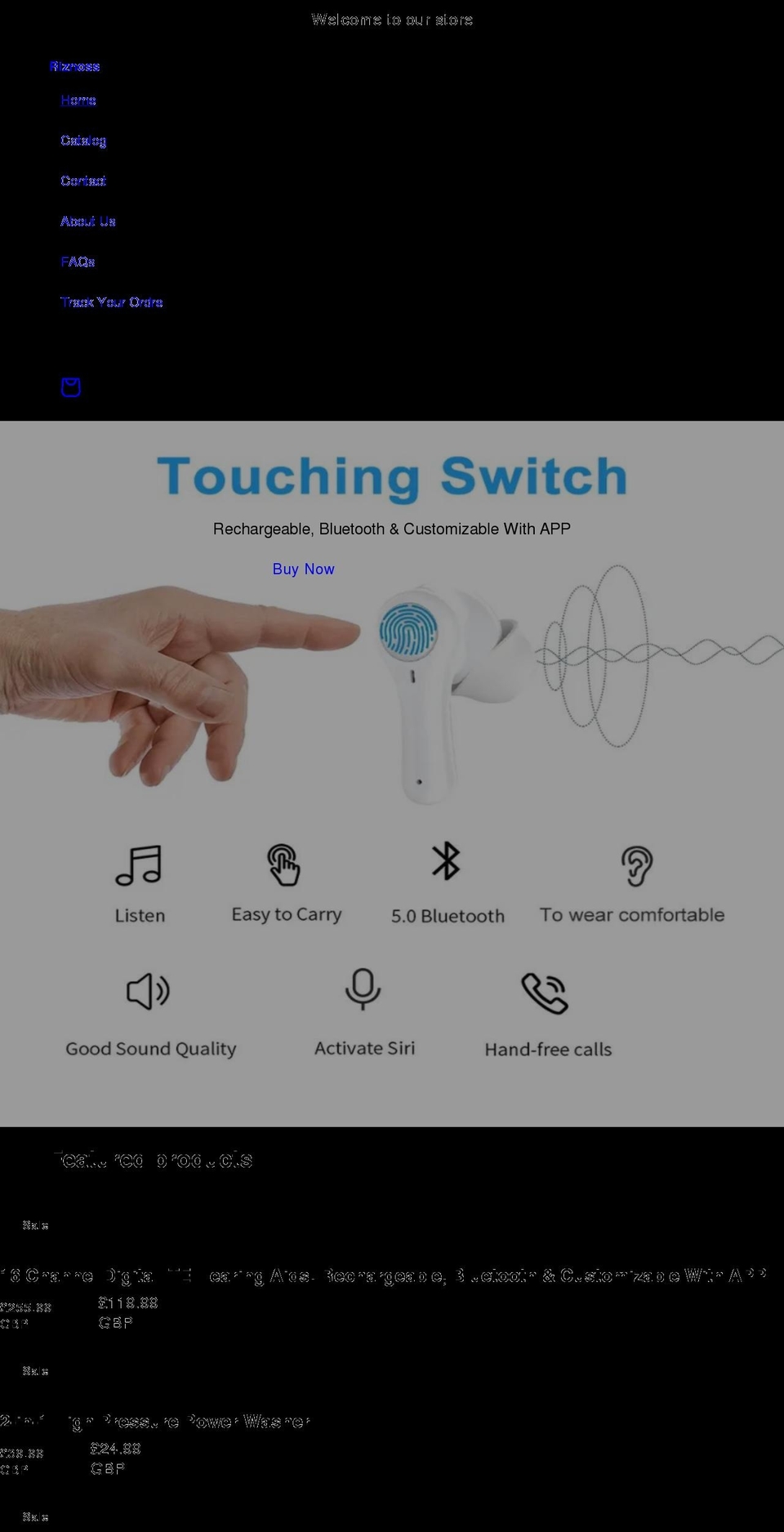 riznoss.com shopify website screenshot
