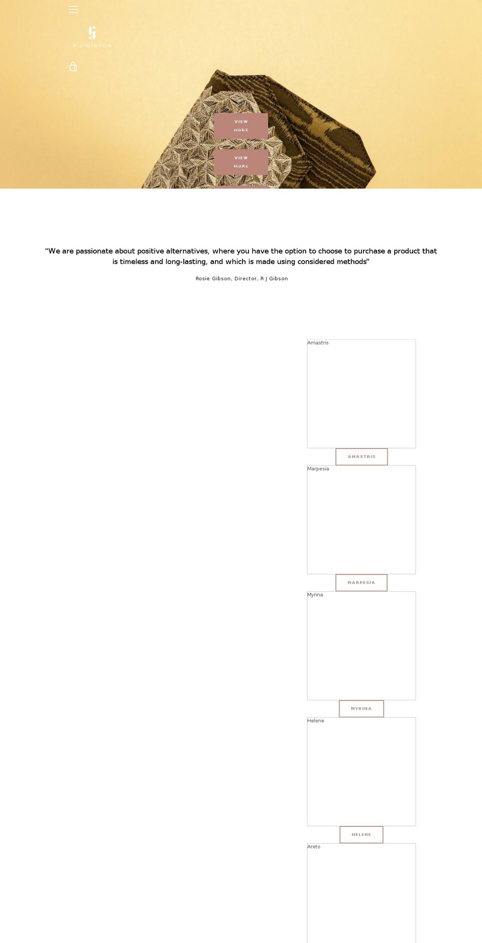 rj-gibson.com — Shopify storefront screenshot