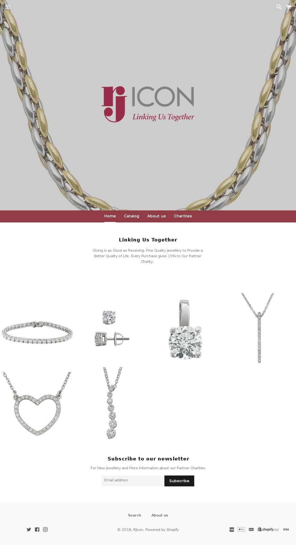 rjicon.com — Shopify storefront screenshot
