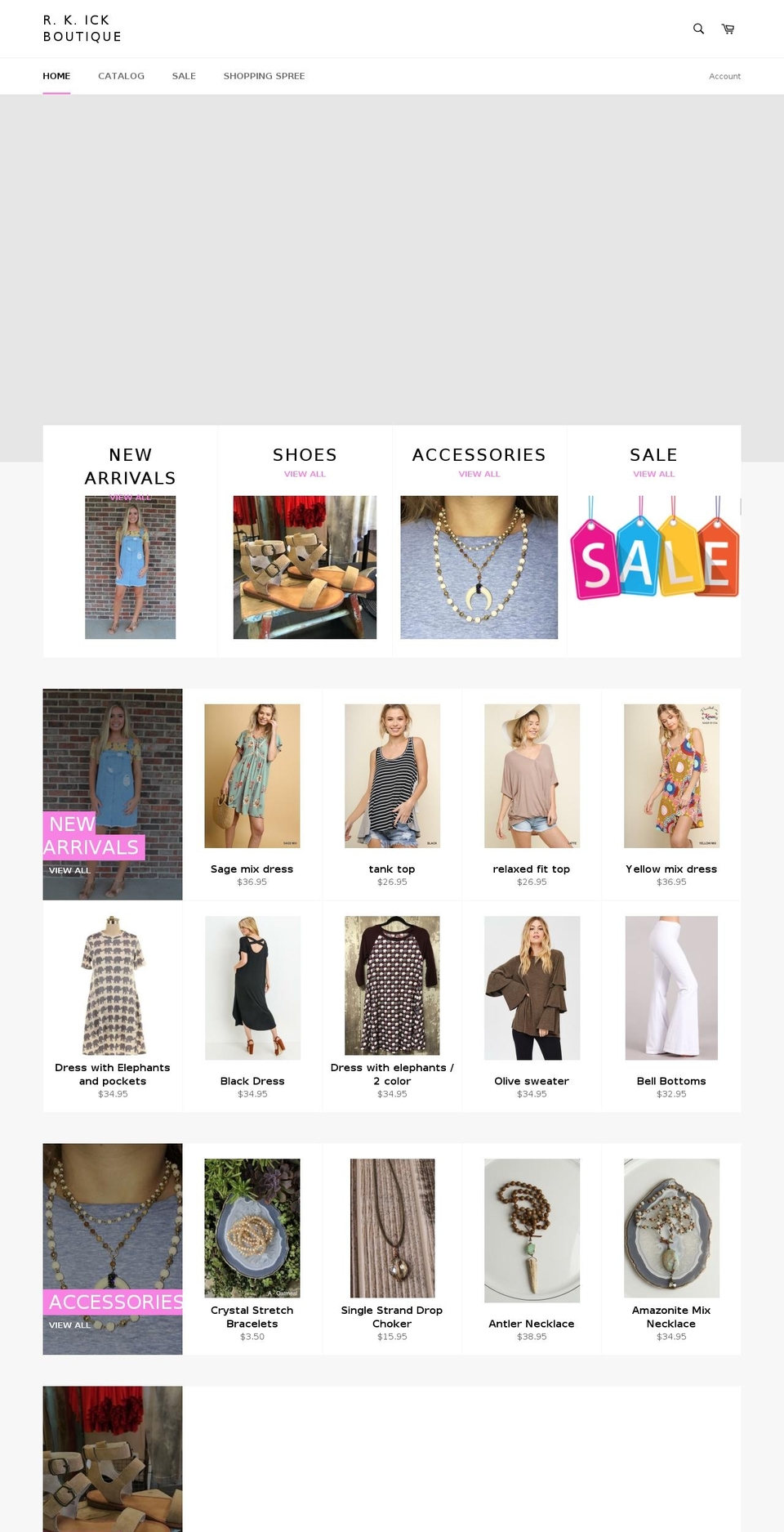 rkickboutique.com shopify website screenshot