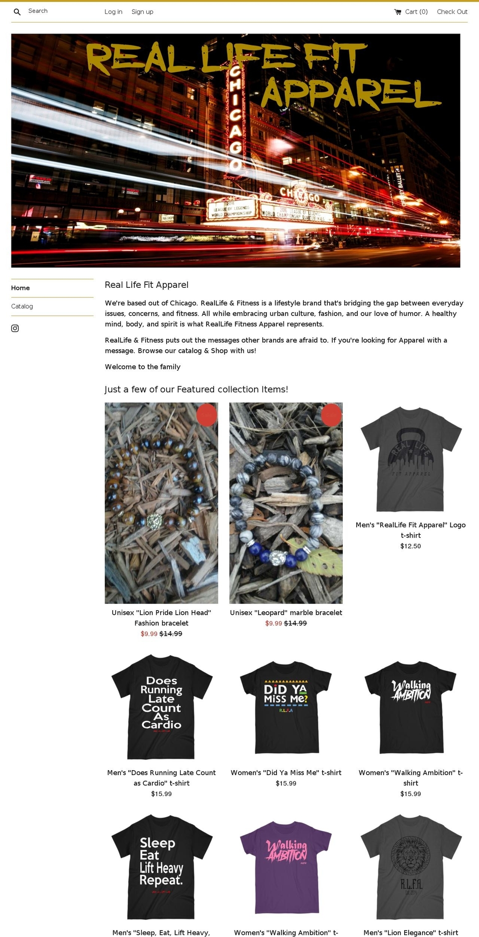 rlfitapparel.com — Shopify storefront screenshot