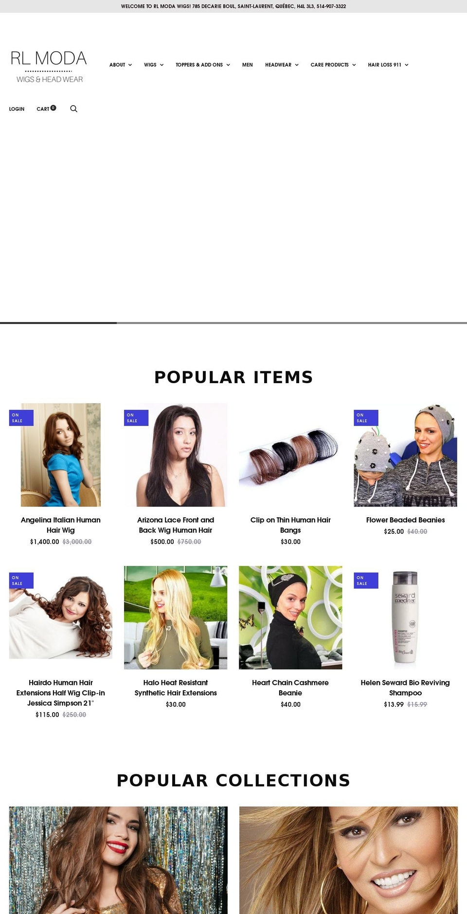 rlmoda.com shopify website screenshot