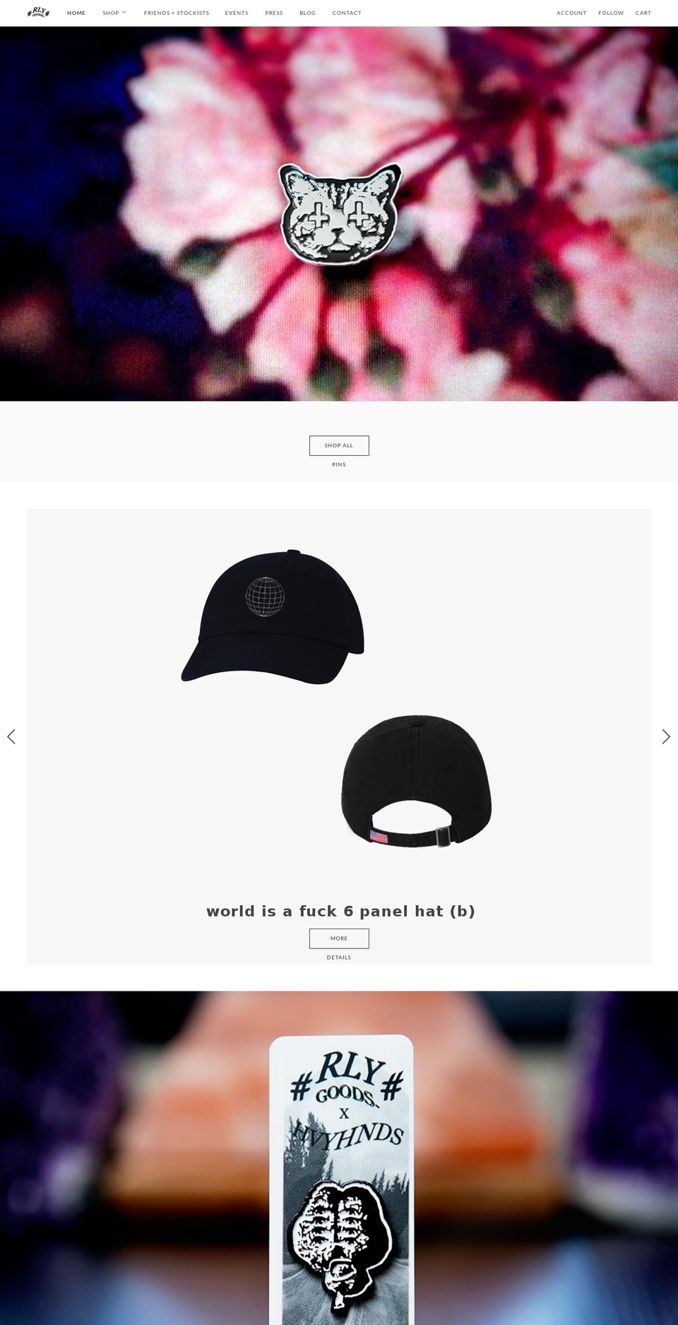 rlygoods.com shopify website screenshot