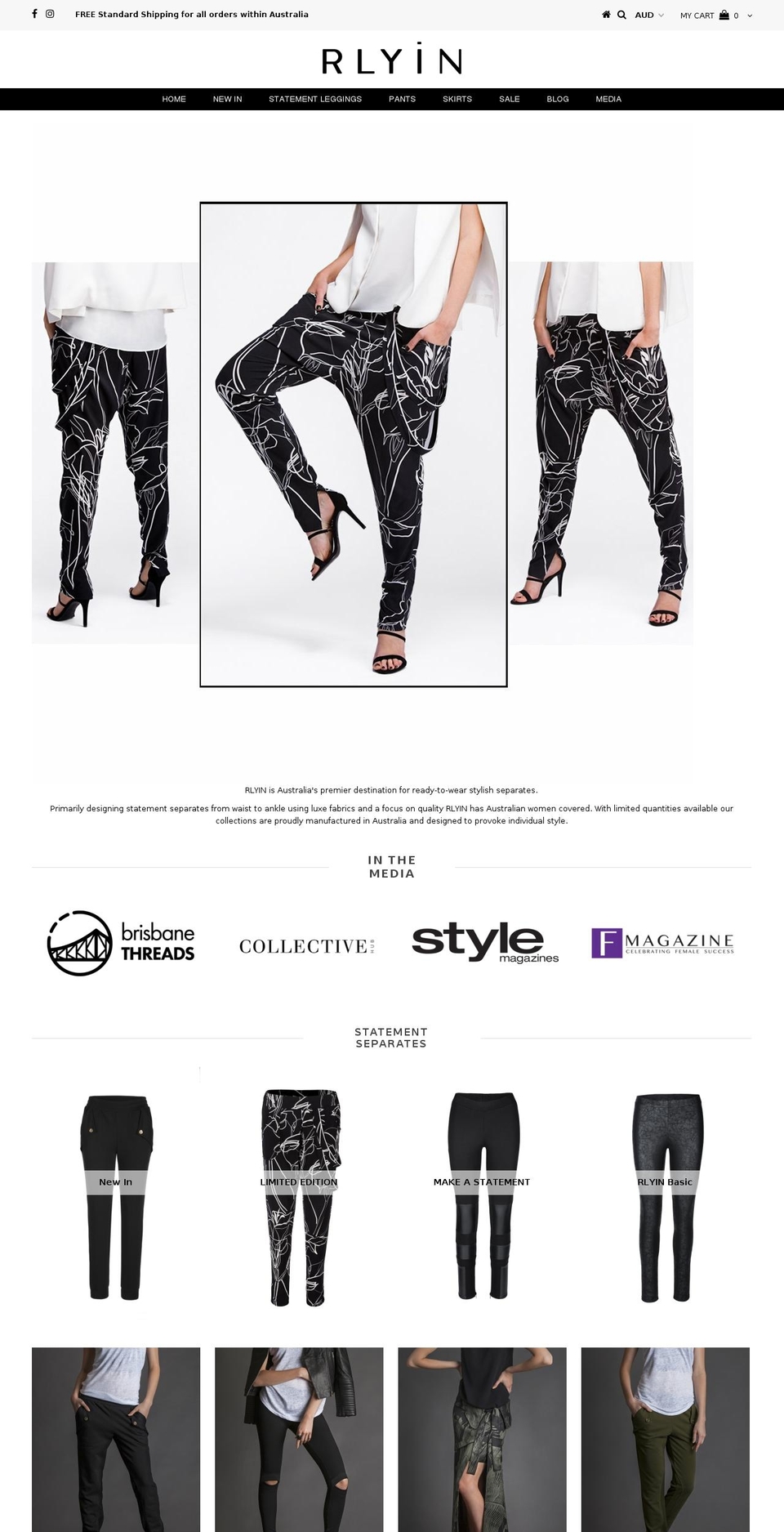 rlyin.com — Shopify storefront screenshot