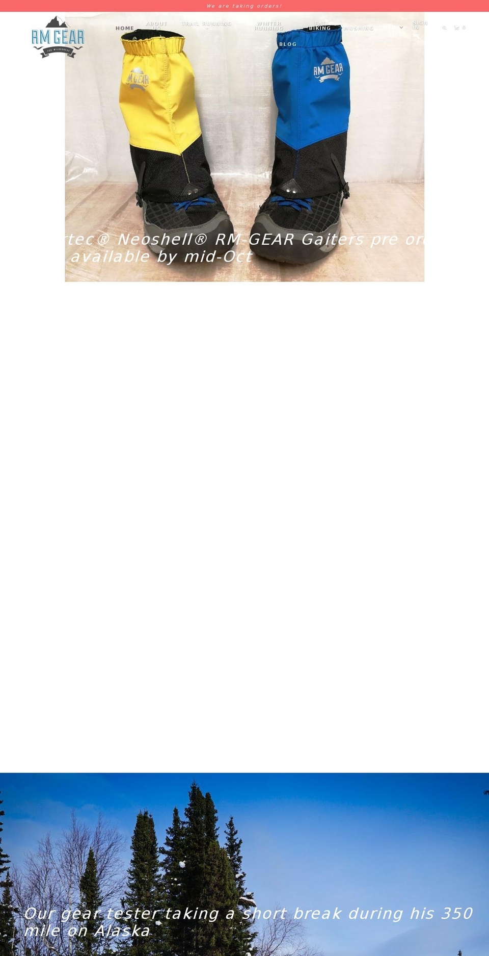 rm-gear.com shopify website screenshot