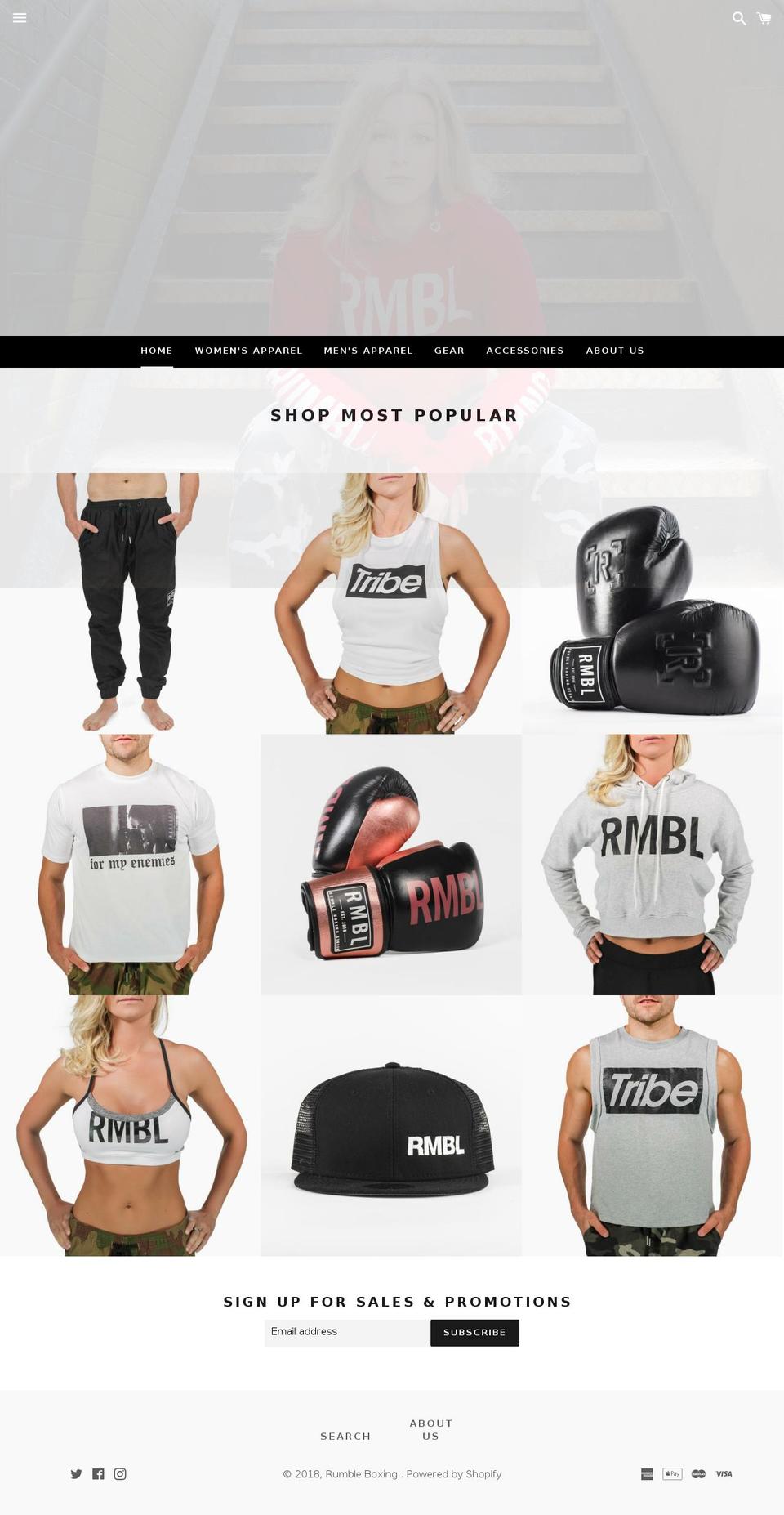 rmbl.ca shopify website screenshot