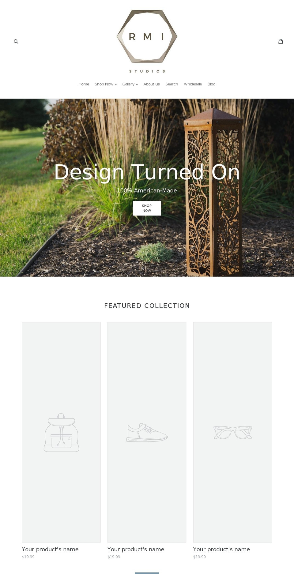 rmistudiosinc.com shopify website screenshot