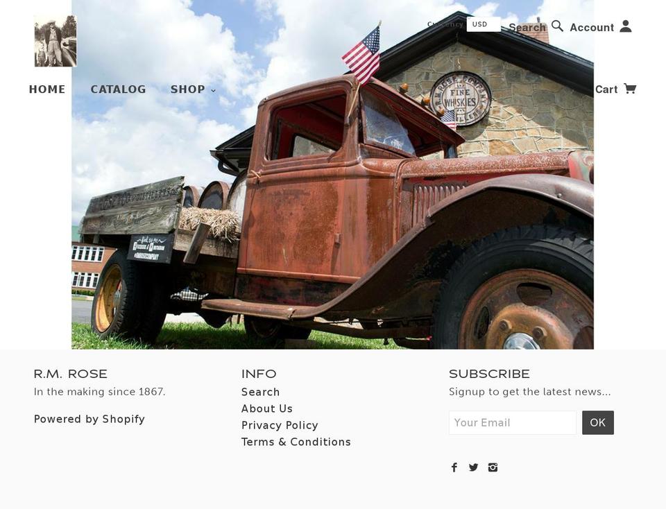 shopify-theme Shopify theme site example rmrosestore.com