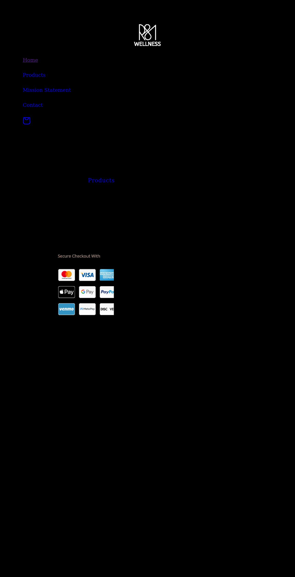 rmwell.com shopify website screenshot