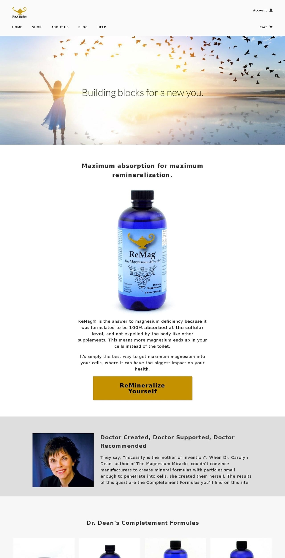 rnadropsfreetrialoffer.com — Shopify storefront screenshot