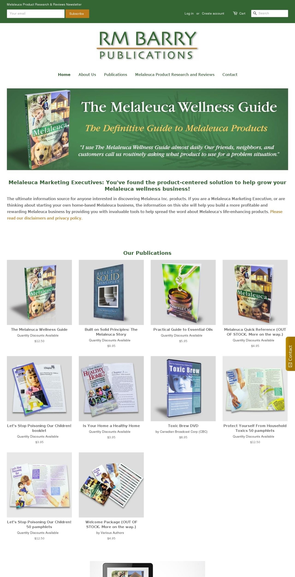 rnberry.com — Shopify storefront screenshot