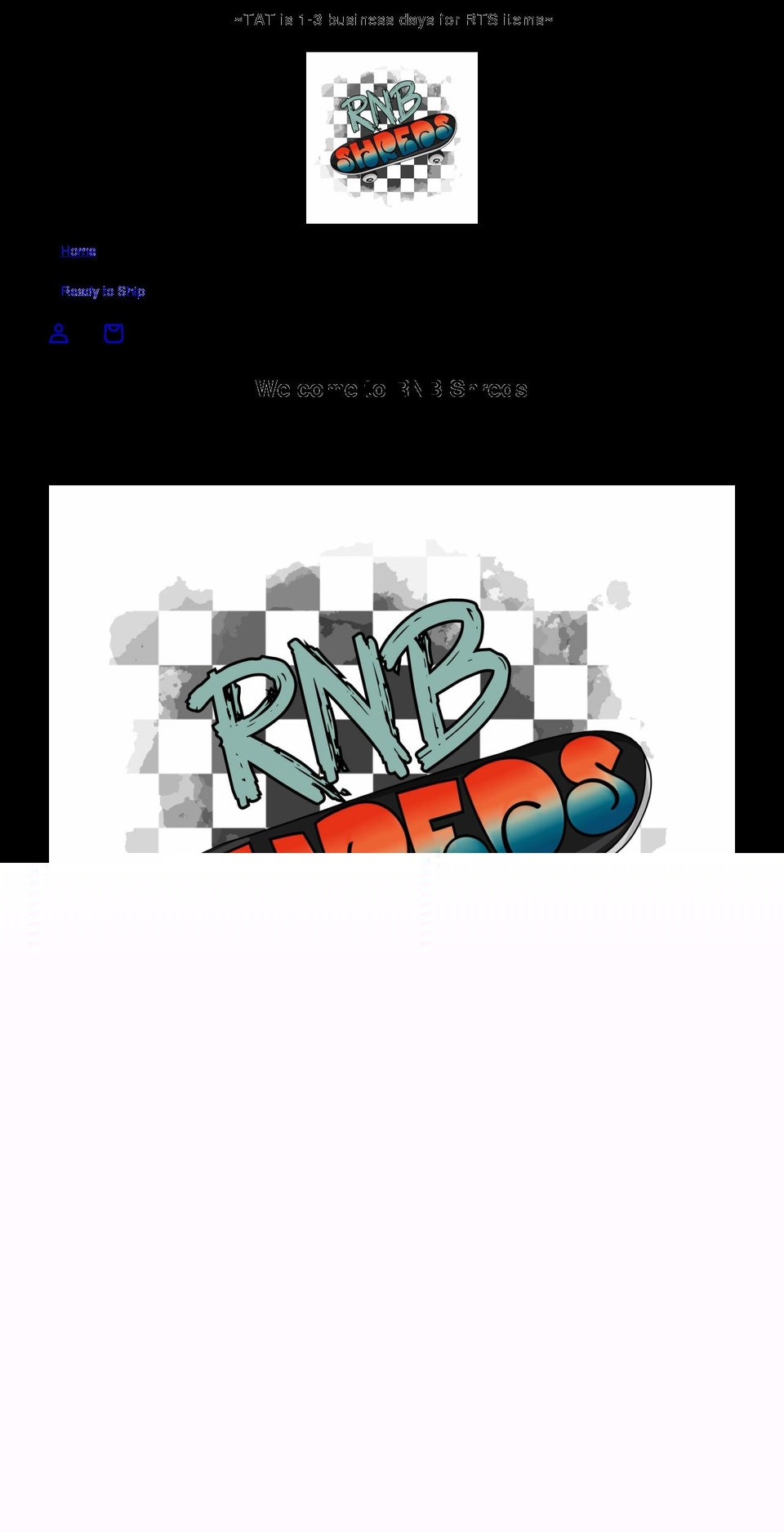 rnbshreds.com shopify website screenshot