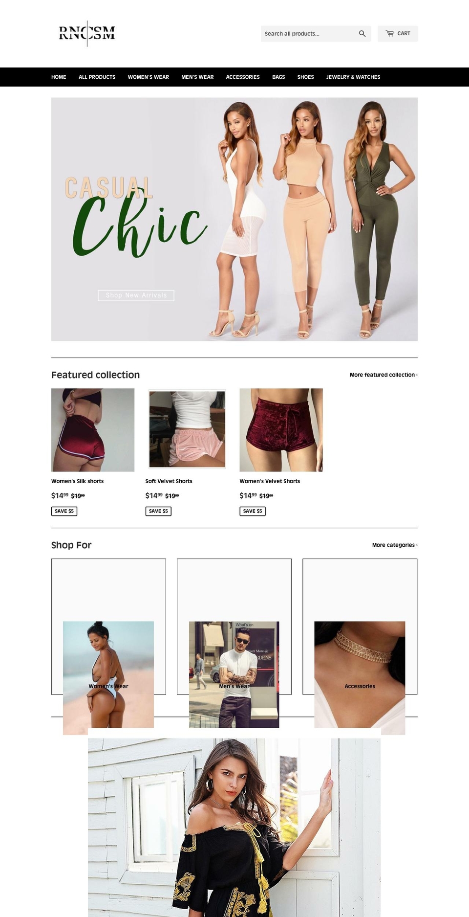 rncsm.com — Shopify storefront screenshot