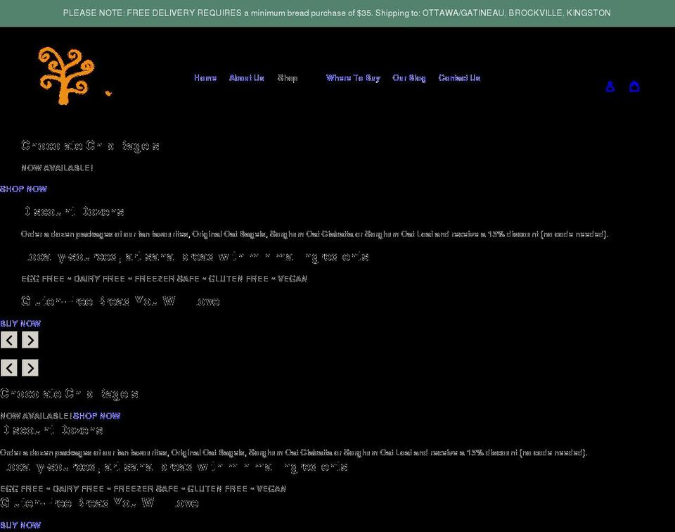 rndbakery.com shopify website screenshot