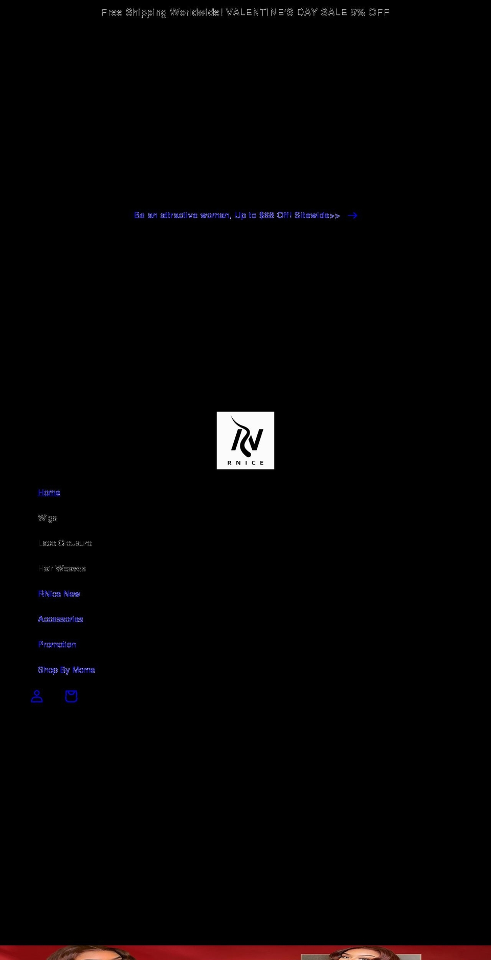 rnice.com shopify website screenshot