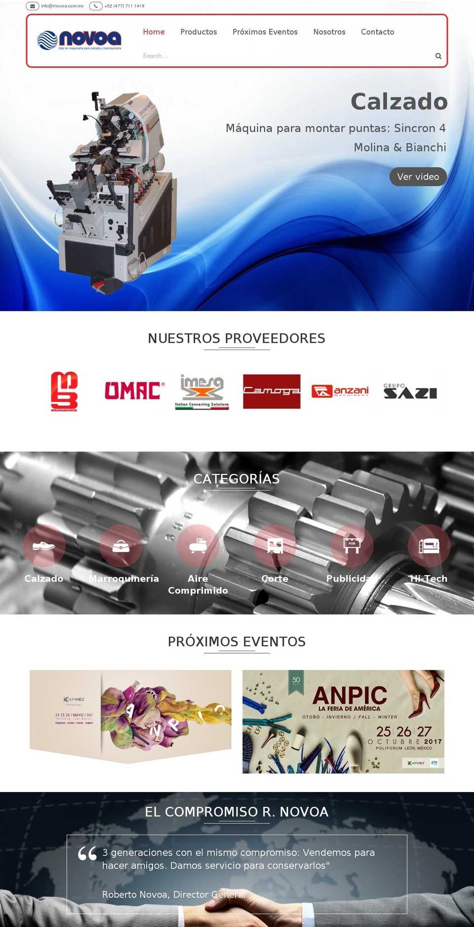 rnovoa.com — Shopify storefront screenshot