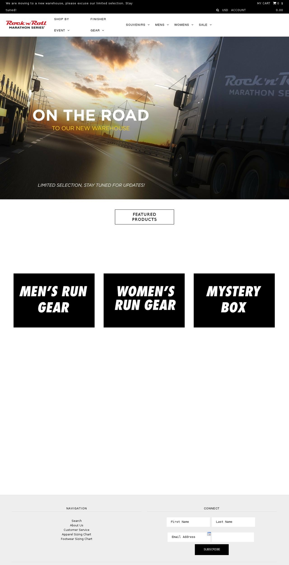 rnrstore.com shopify website screenshot